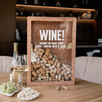 Wine Cork Box – Wine Because No Great Story Started with a Salad - SJB-DIAMOND ELITES