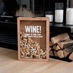 Wine Cork Box – Wine Because No Great Story Started with a Salad - SJB-DIAMOND ELITES