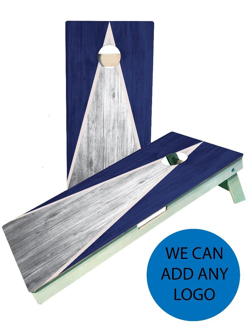 Plain Triangle Design Cornhole Set blastcornhole