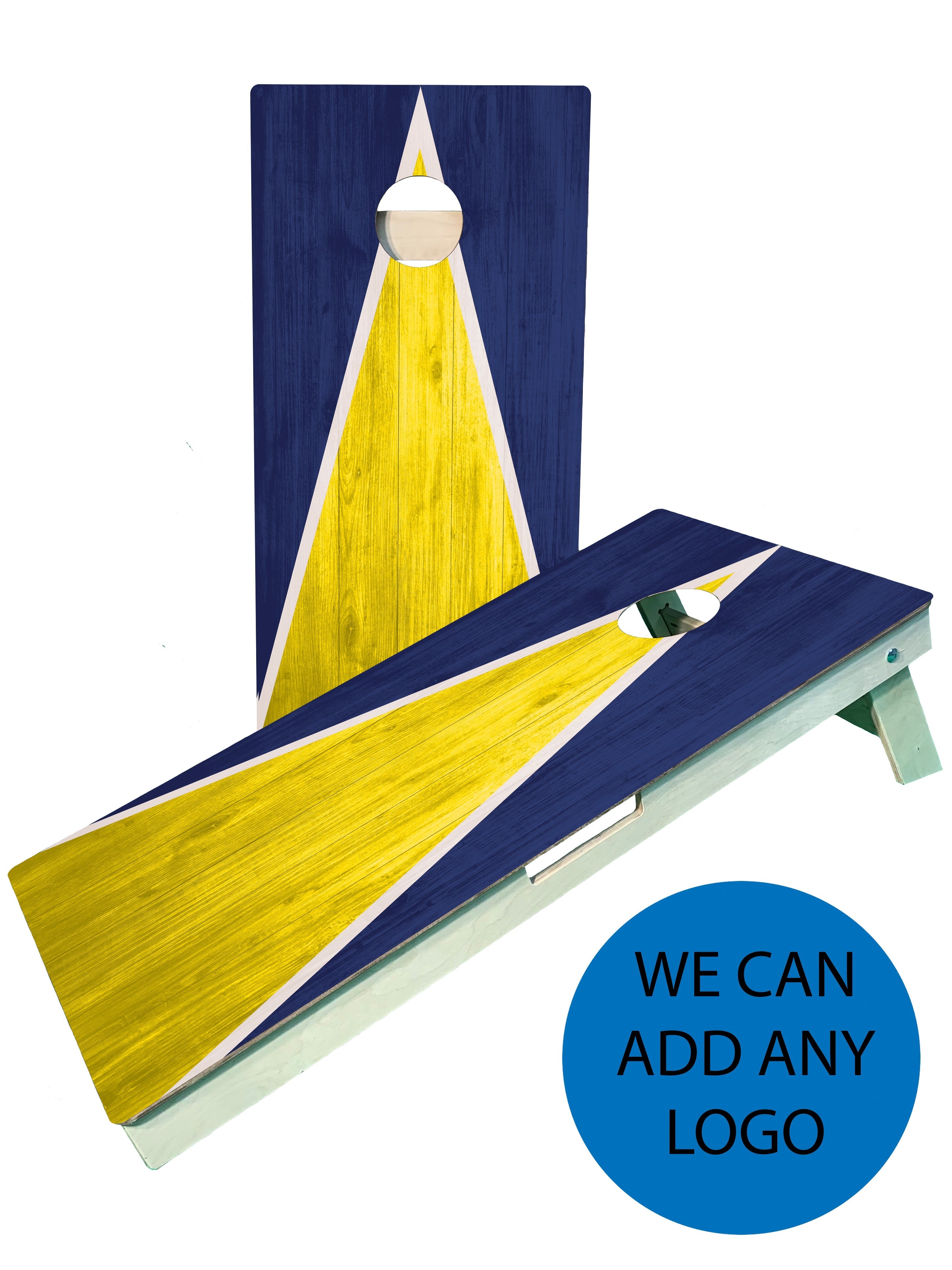Plain Triangle Design Cornhole Set blastcornhole