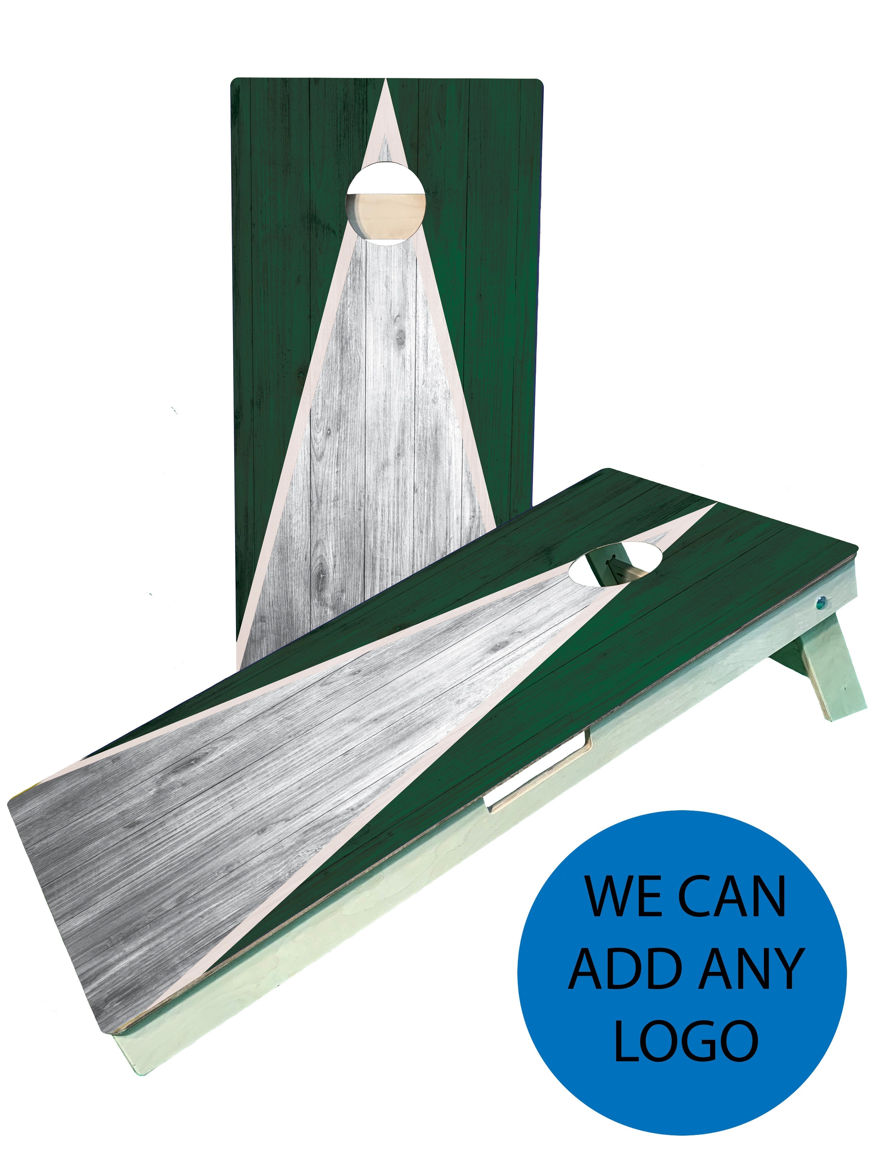 Plain Triangle Design Cornhole Set blastcornhole