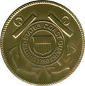 Coast Guard Service Medallion, Brass Coast Guard Medallion The Military Gift Store