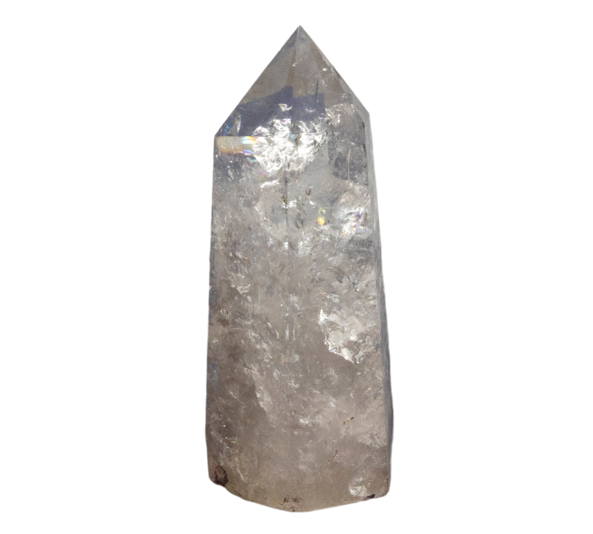Crackle Clear Quartz with Rainbows - SJB-DIAMOND ELITES
