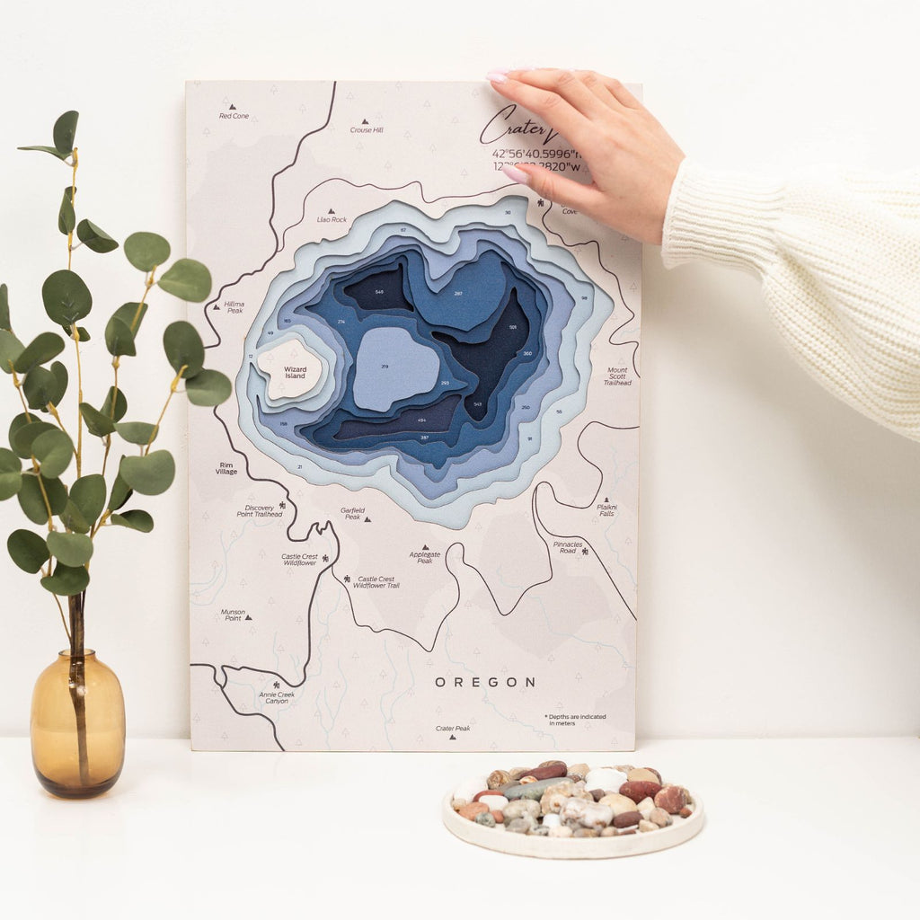 Crater Lake Wall Art - SJB-DIAMOND ELITES