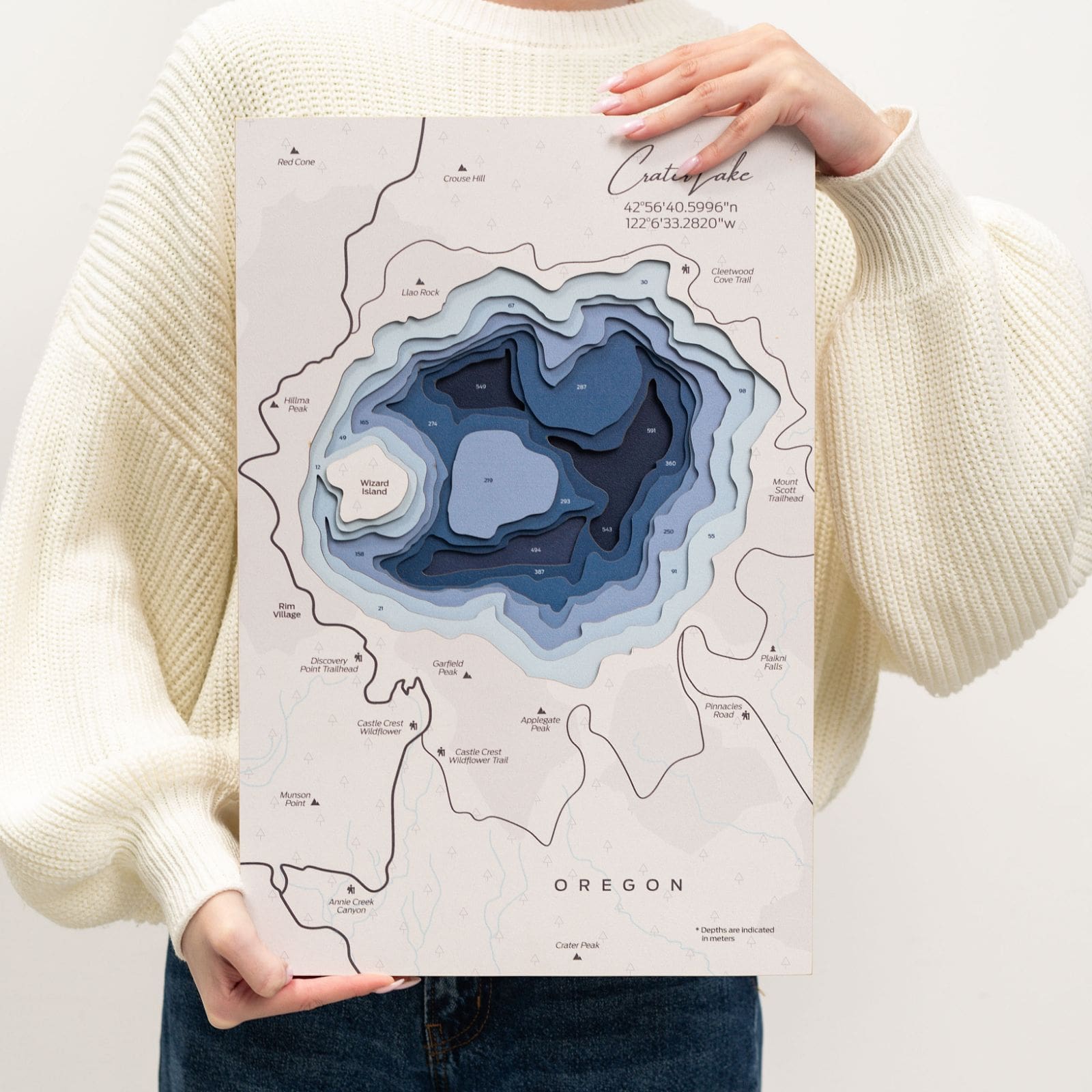 Crater Lake Wall Art - SJB-DIAMOND ELITES