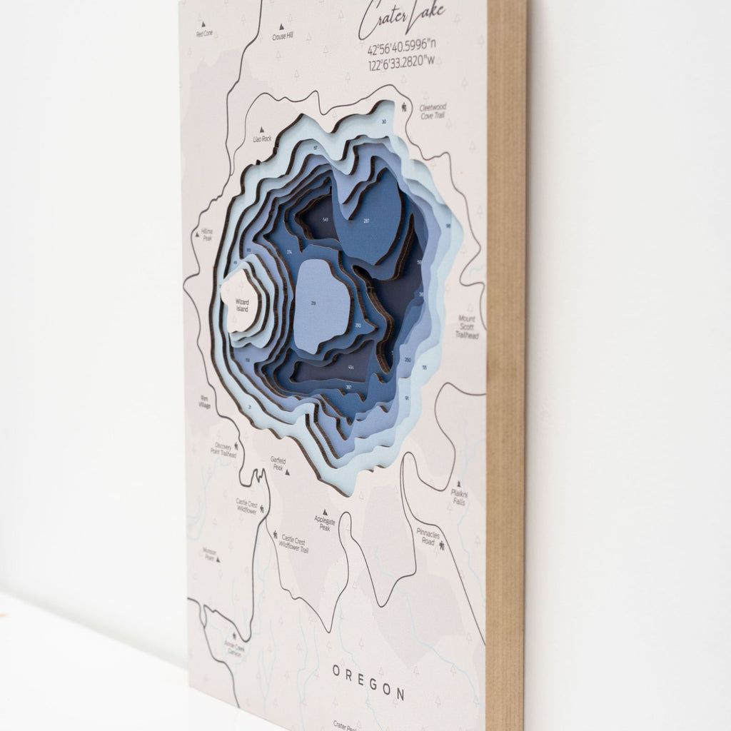 Crater Lake Wall Art - SJB-DIAMOND ELITES