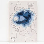 Crater Lake Wall Art - SJB-DIAMOND ELITES