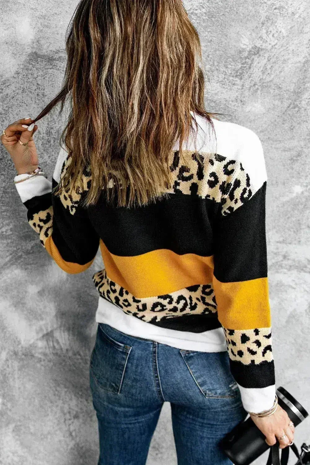 New Leopard Pullover Sweater - SJB-DIAMOND ELITES