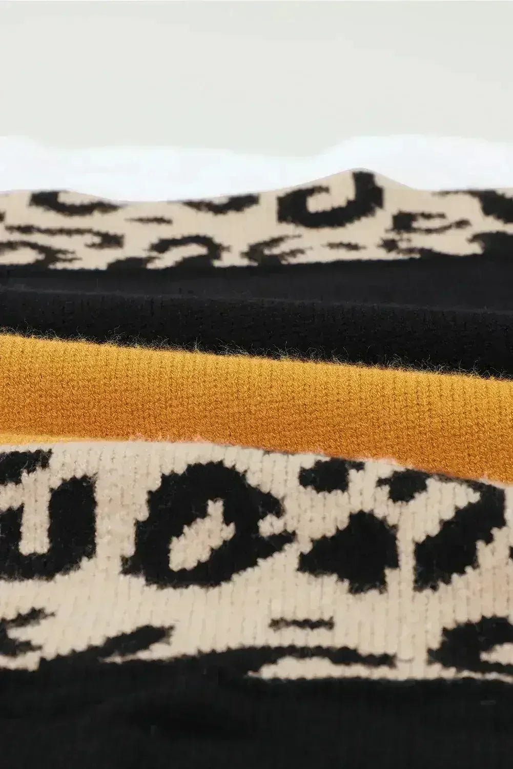 New Leopard Pullover Sweater - SJB-DIAMOND ELITES