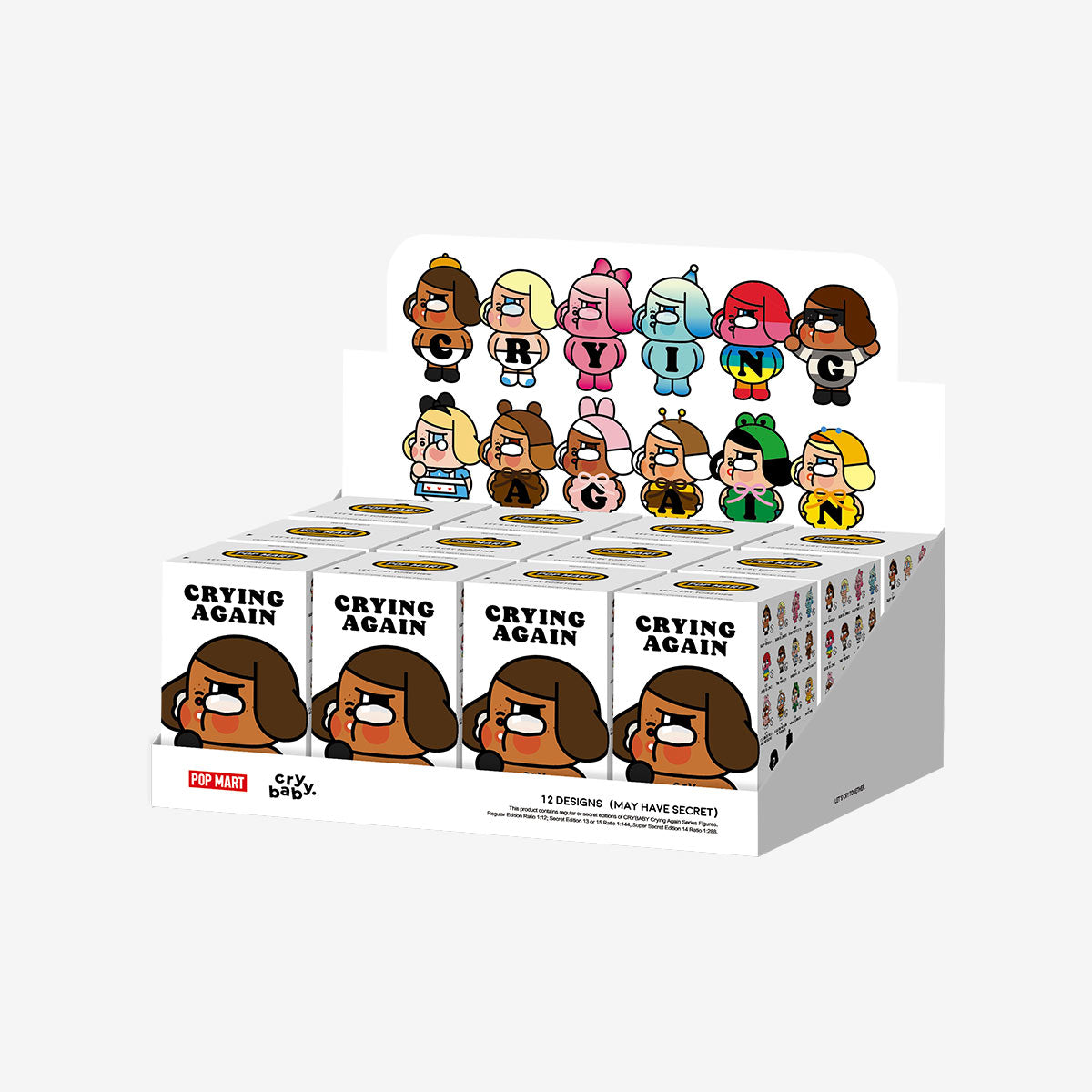 CRYBABY Crying Again Series Figures Blind Box Labubu Loot