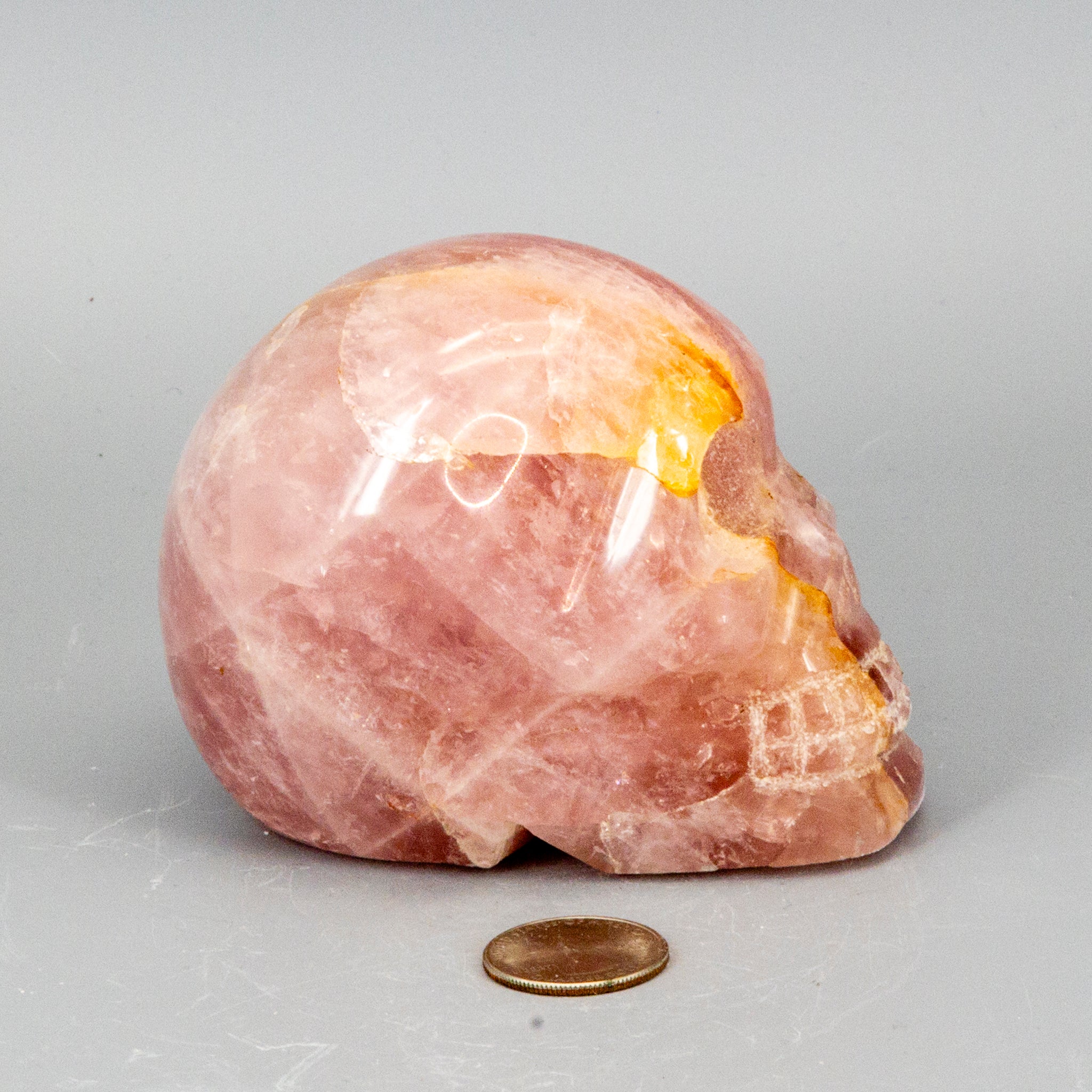 Crystal Skulls - Agate, Rose Quartz & Anhydrite 794g One-of-a-Kind Crystal Destiny
