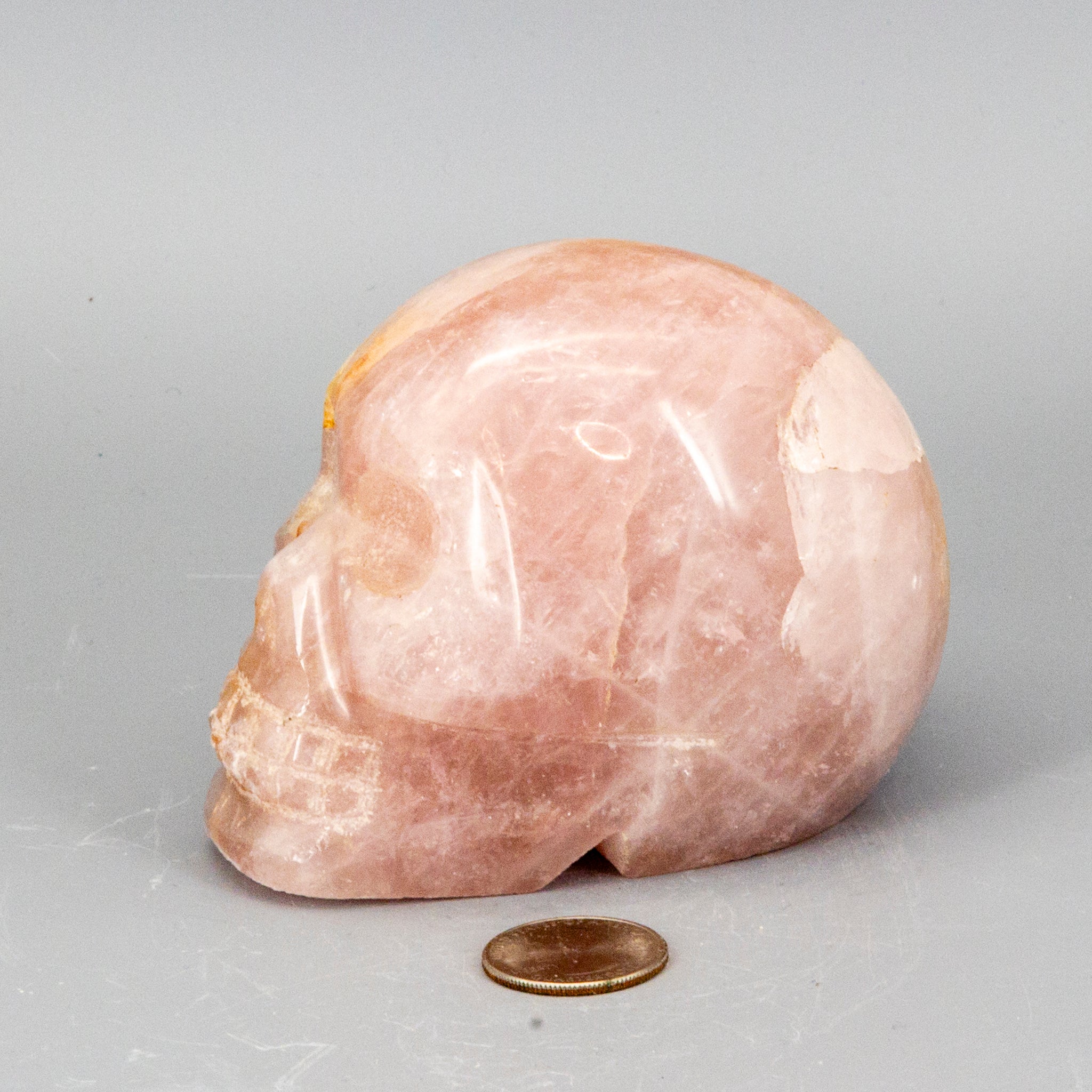 Crystal Skulls - Agate, Rose Quartz & Anhydrite 794g One-of-a-Kind Crystal Destiny