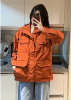 Orange Lightweight Jacket Pi-Mart