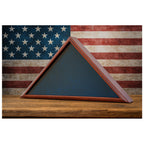 Flag Connections Large Flag Box With Personalized Glass The Military Gift Store