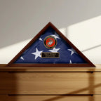 Custom Cherry Flag Case US Marine Corps Gift - Made in USA The Military Gift Store