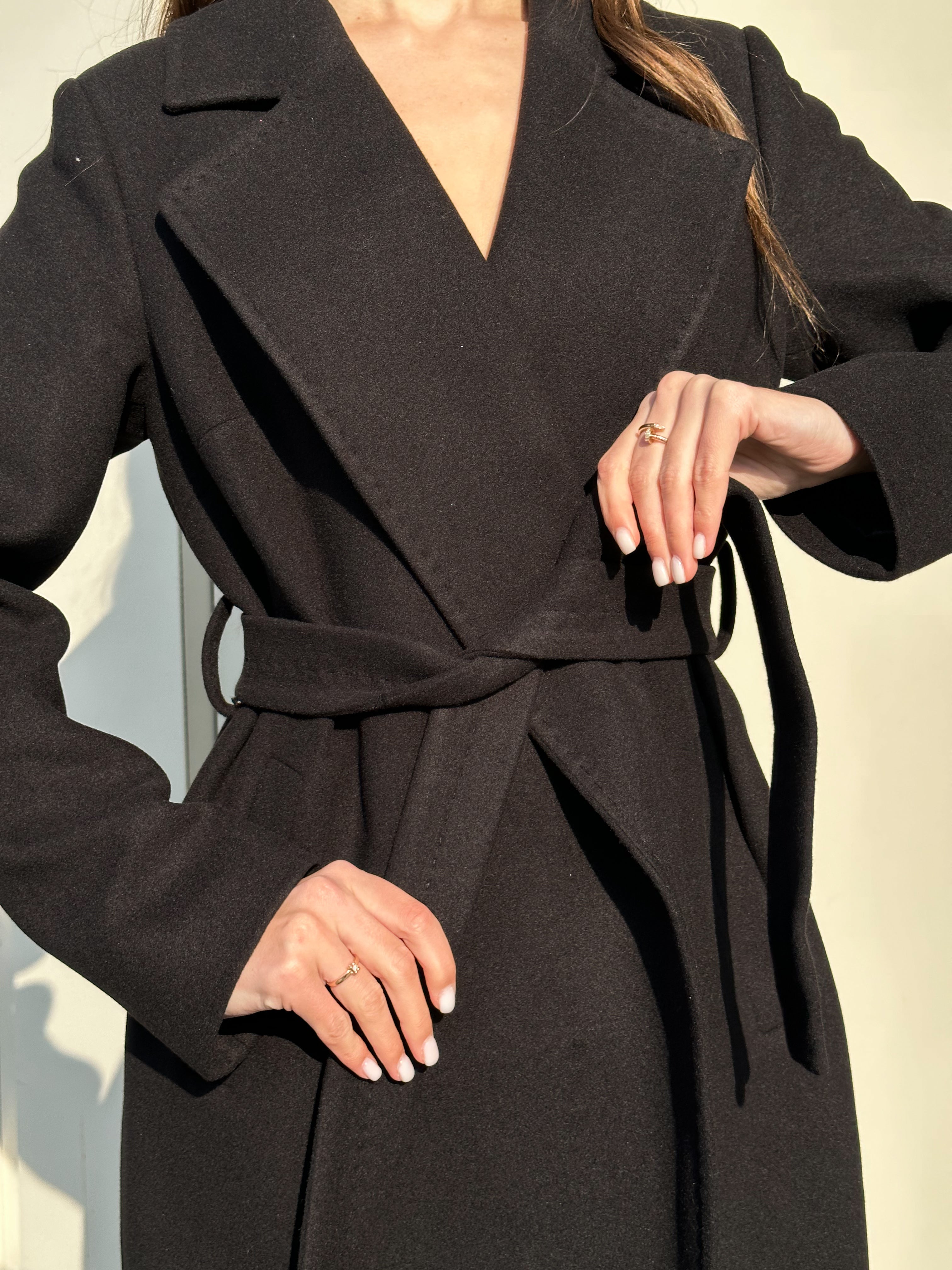 Pre-Order. Re-Stock Ships February 2026. Astoria Classic Wraparound Wool Blend Overcoat - SJB-DIAMOND ELITES