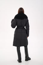 Genuine Lama Fur Premium Down Coat - SJB-DIAMOND ELITES