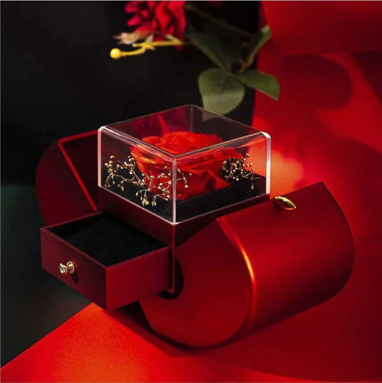 Fashion Jewelry Box Red Apple Pi-Mart