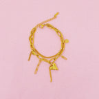Doubled Fun Charm Bracelet