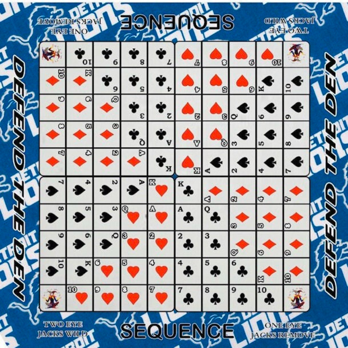 Sequence  Game - SJB-DIAMOND ELITES