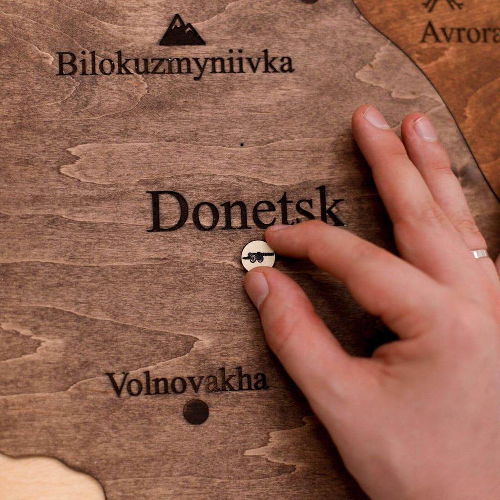 Ukrainian Landmarks Pins Enjoy The Wood