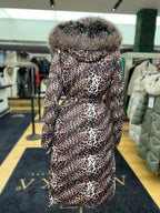 Genuine Silver Fox Down Insulated Parka - SJB-DIAMOND ELITES