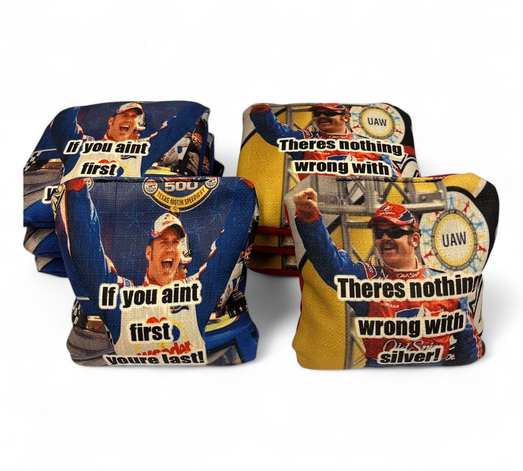 Talladega Nights Cornhole bags (set of 8) blastcornhole
