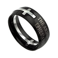 Black Square Double Cross Ring KingdomWear