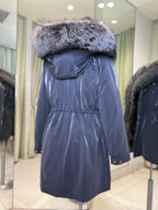 Genuine Silver Fox Fully Lined Hood Rabbit Insulated Parka Alaska® Outerwear Company