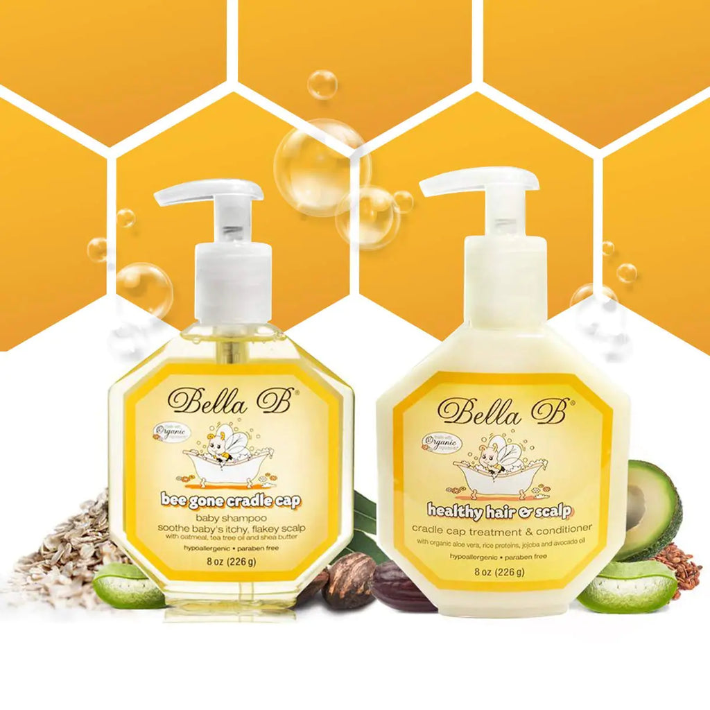 BELLA B BUNDLE Cradle Cap Shampoo & Cradle Cap Scalp Treatment And Conditioner - Baby Shampoo And Conditioner - Cradle Cap Shampoo For Babies - Kid Shampoo - Dry Scalp Shampoo And Conditioner Lootquake LLC