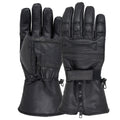 MRX Mens Leather Gloves Winter Cold Weather Motorcycle Driving - SJB-DIAMOND ELITES