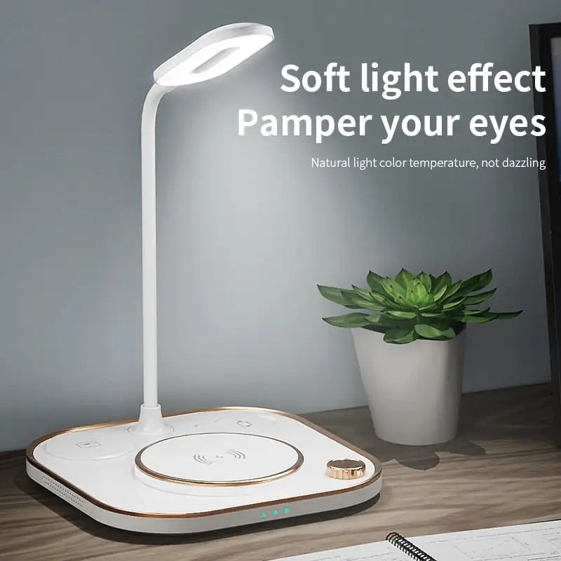 15w Fast 3 In 1 Wireless Charger Lamp Pi-Mart