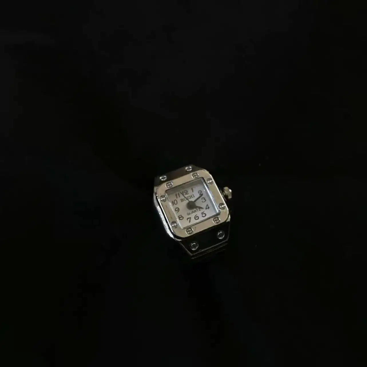 Vintage Couple Watches with Simple Ring Design