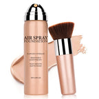 AirBrush Foundation Spray Full Coverage Foundation Matte Air Cushion Foundation Face Airbrush Makeup Foundation Set with Soft Makeup Brush - Natural Lootquake LLC