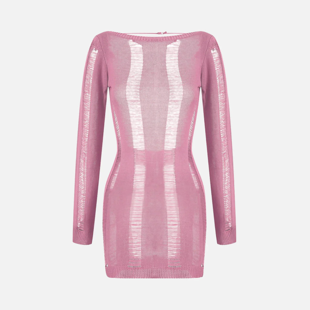 Mini Backless Bodycon Lady Dresses