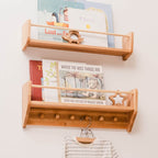 Nursery Wall Shelf with Hooks - SJB-DIAMOND ELITES
