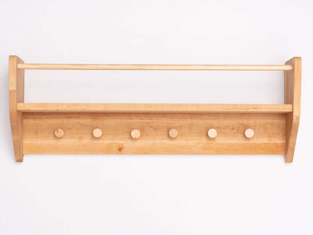 Nursery Wall Shelf with Hooks - SJB-DIAMOND ELITES