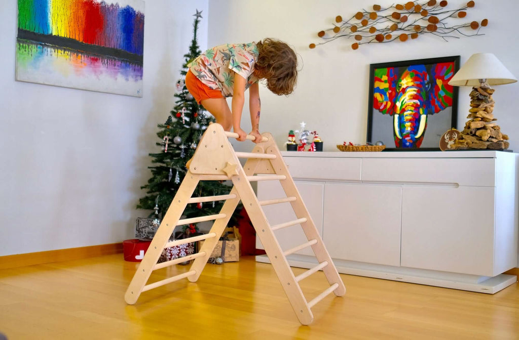 Versatile Montessori Climbing Set with Folding Table and Chair Lootquake LLC
