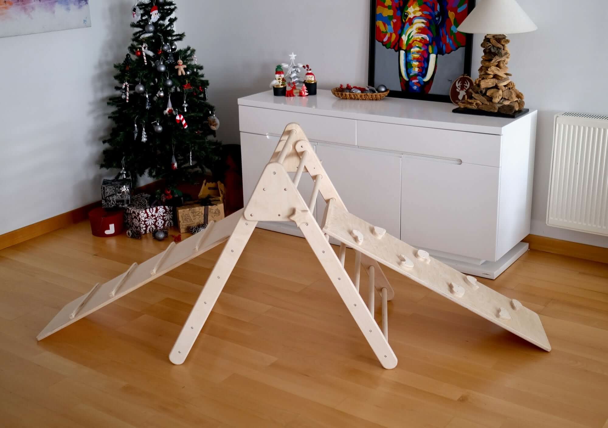 Versatile Montessori Climbing Set with Folding Table and Chair Lootquake LLC