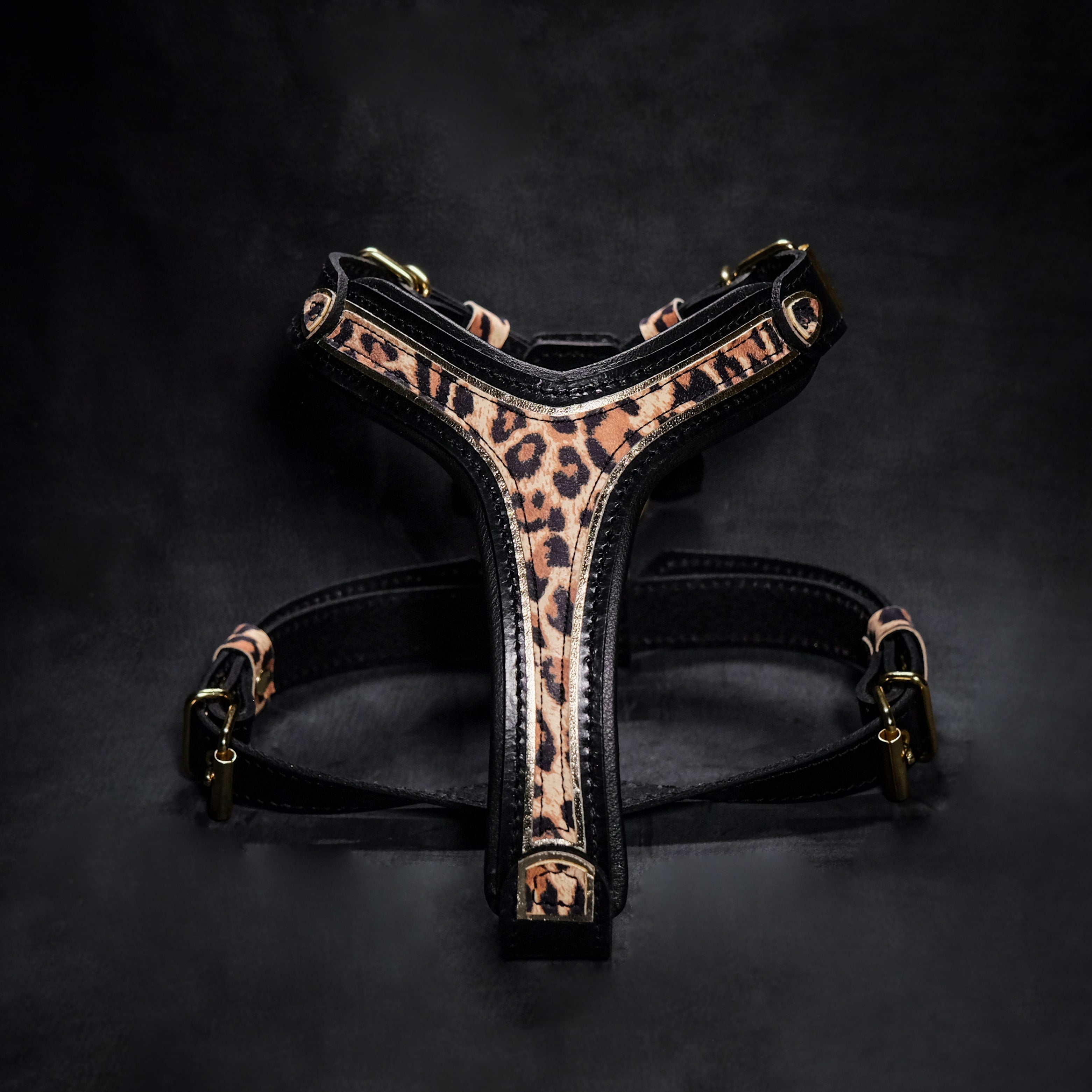 The Leopard Harness Small to Medium Size Bestia Dog Gear