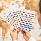 Wooden Flag Sticky Pins Enjoy The Wood