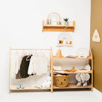 Wooden Clothing Rack - SJB-DIAMOND ELITES