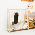 Wooden Clothing Rack - SJB-DIAMOND ELITES