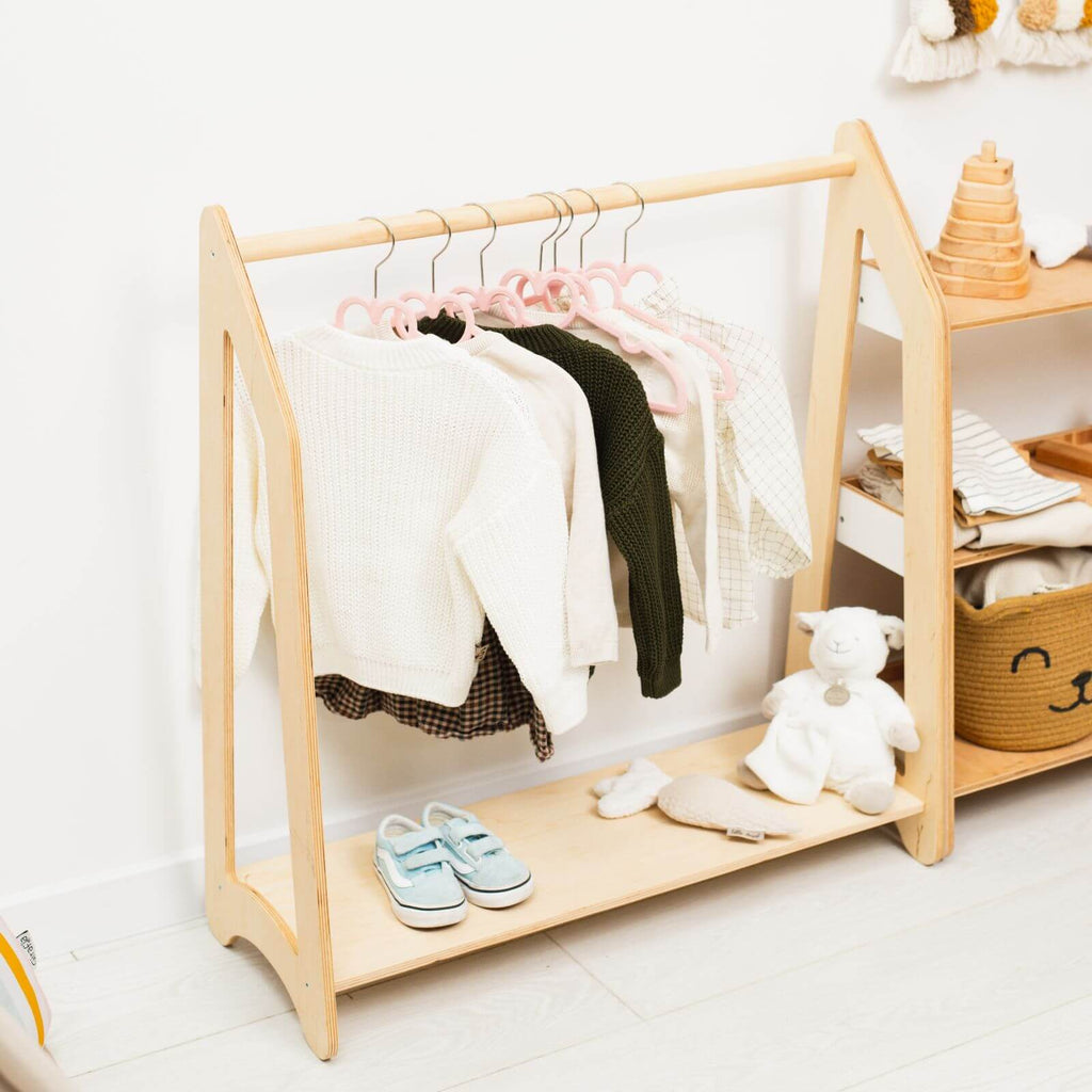 Wooden Clothing Rack - SJB-DIAMOND ELITES