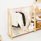 Wooden Clothing Rack - SJB-DIAMOND ELITES