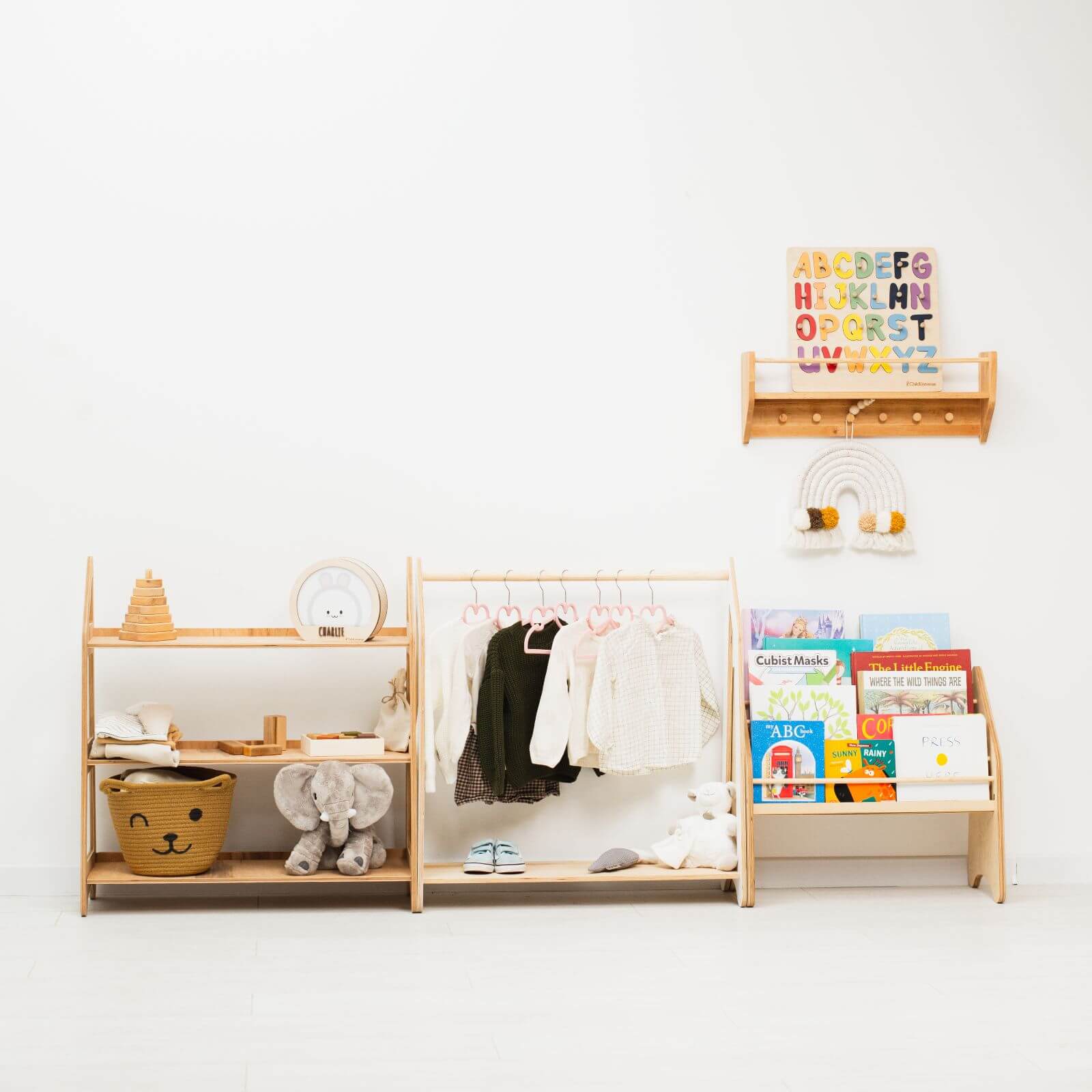 Wooden Clothing Rack - SJB-DIAMOND ELITES