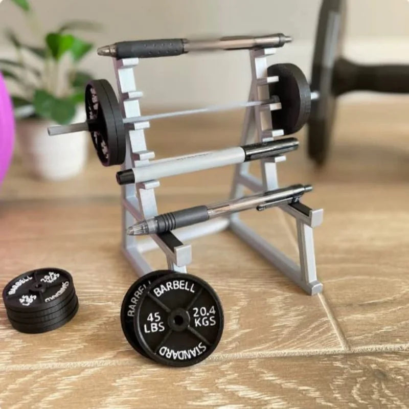 Barbell Pen Holder Pi-Mart