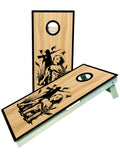 Duck Hunting With Dog Cornhole Boards - SJB-DIAMOND ELITES