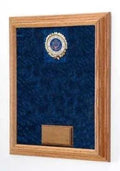 Large Deluxe Awards Display Case - Oak The Military Gift Store