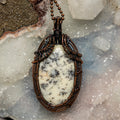 Dendritic Agate Wire Wrap Crystal Pendant - SJB-DIAMOND ELITES